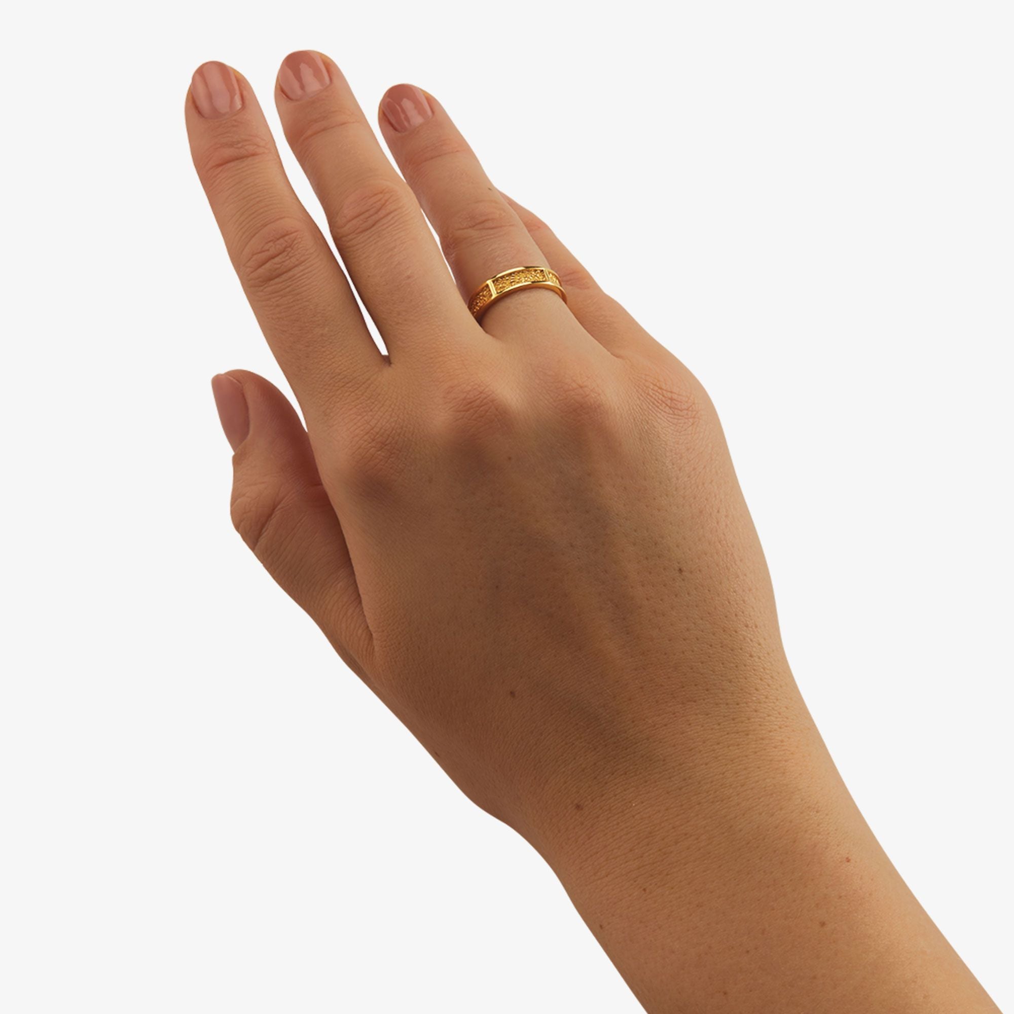 Lille Tekstur Ring